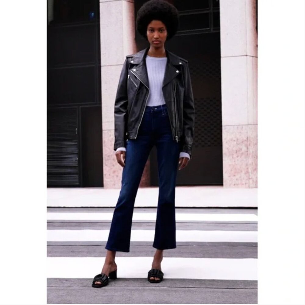Mother The Insider Ankle Cross Your Fingers Jeans